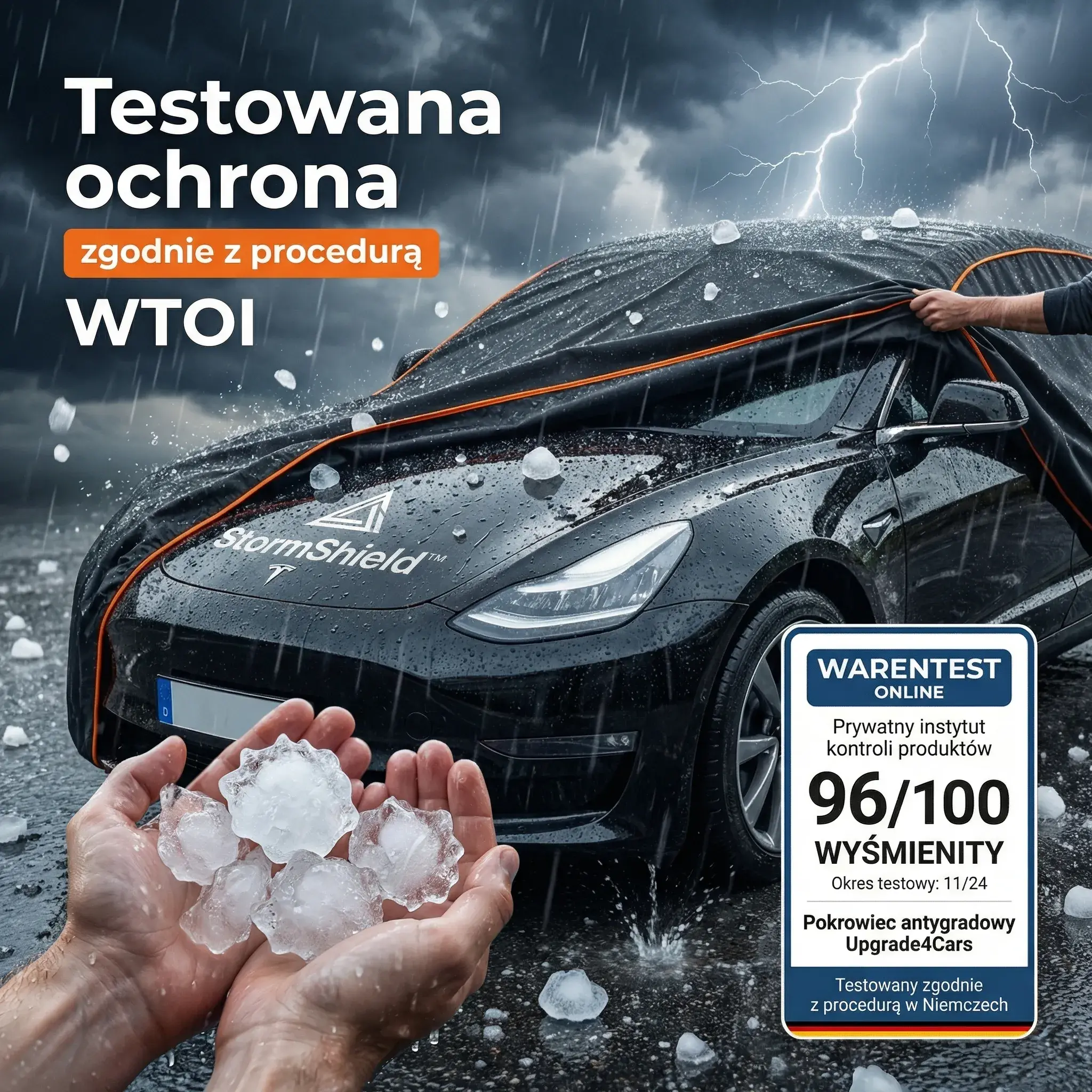 StormShield testowany przeciwko gradobiciu